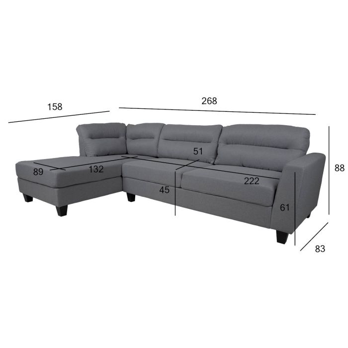 Home4you Nurgadiivan HELSINKI VN tumehall_02 - 28635 - 4741243286351 - BauMarket.ee