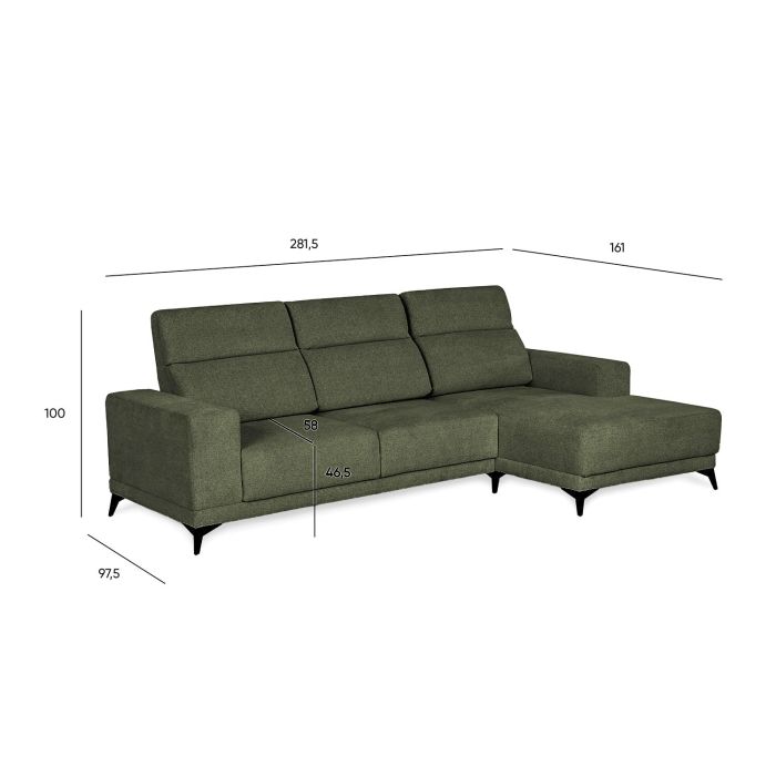 Home4you Nurgadiivan DARLA PN tumeroheline_02 - 80692 - 4741243806924 - BauMarket.ee