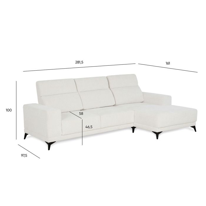 Home4you Nurgadiivan DARLA PN helebeež_02 - 80694 - 4741243806948 - BauMarket.ee