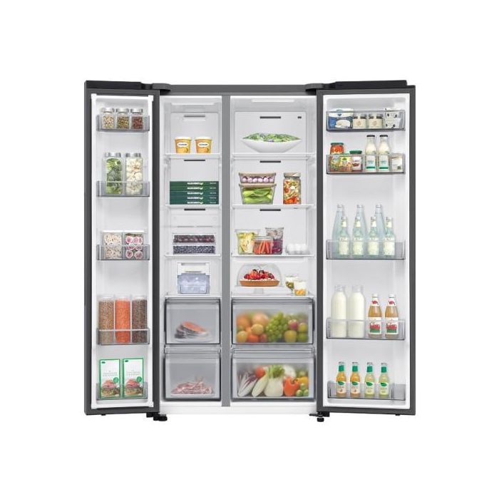 Külmik Side-by-side Samsung 178 cm 420/239 l 36 dB elektrooniline juhtimine NoFrost hõbedane_04 - RS70F65QETEO - 8806097264637