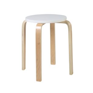 Taburet Home4you SIXTY-1 valge
