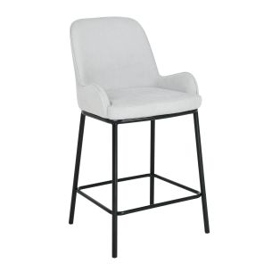 Baaritool Home4you DARCY hallikasvalge