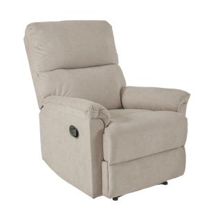 Tugitool Home4you GUSTAV manuaalne recliner, taup