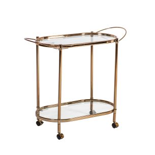 Serveerimislaud Home4you GENUA 88x39xH76cm, kuldn