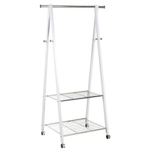 Stange Home4you FOREST valge/kroom