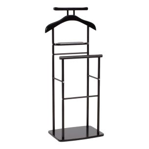 Ülikonnastange Home4you GENT 45x30xH103cm, must