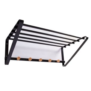 Seinariiul Home4you FOREST 60x33x20cm, must