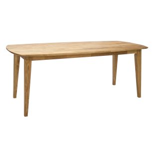 Söögilaud Home4you RETRO 190x90xH75cm, tamm