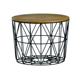 Diivanilaud Home4you HELENA D60xH40cm, must