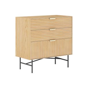 Kummut Home4you BASSEL 80x40xH80cm, 3D melamiin