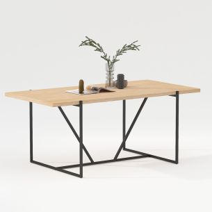 Söögilaud Home4you CINDY 160x90xH75cm, melamiin t