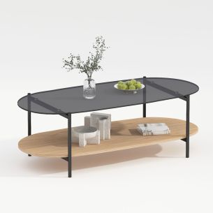 Diivanilaud Home4you CINDY 120x55xH40cm, hall kla