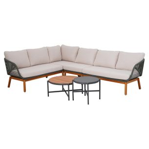 Aiamööblikomplekt Home4you TUXEDO nurgadiivan ja