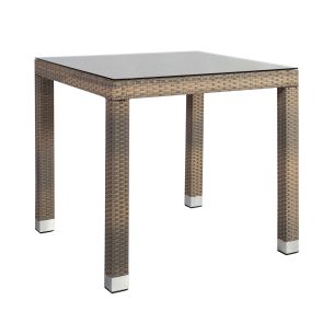 Laud Home4you LARACHE 80x80xH75cm, beež