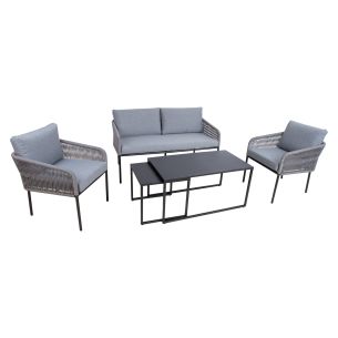 Aiamööblikomplekt Home4you LEVINE 2 lauda, diivan