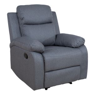 Tugitool Home4you REX manuaalne recliner, tumehal