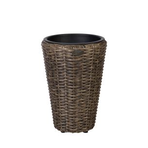Lillepotiümbris Home4you WICKER D28xH40cm, tumepr