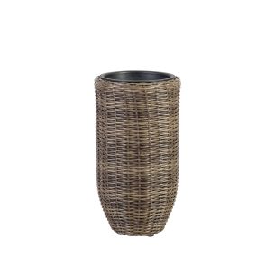 Lillepotiümbris Home4you WICKER D28xH59cm, tumepr