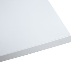 Lauaplaat Home4you ERGO 160x80cm, hallikasvalge