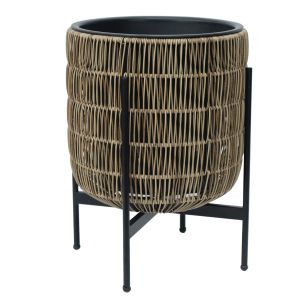 Lillepott Home4you WICKER alusega 38x38xH49cm, he