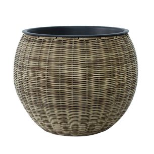 Lillepott Home4you WICKER D40xH32cm, helepruun