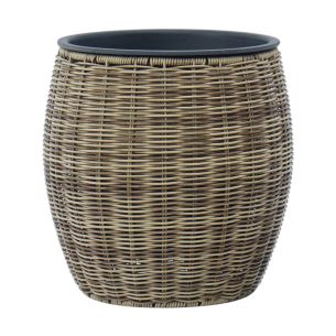Lillepott Home4you WICKER D30xH30cm, helepruun