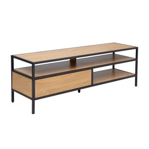 TV-laud Home4you HEDVIG 120x33xH40cm, saar/must