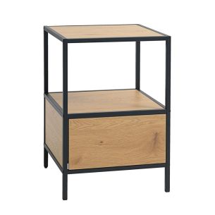 Abilaud/öökapp Home4you HEDVIG 40x40xH59cm, saar/