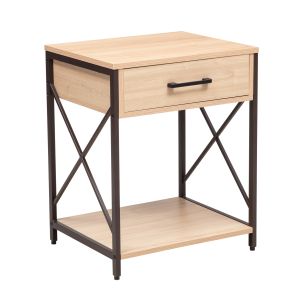 Abilaud/öökapp Home4you HEDVIG 48x40xH60cm, saar/