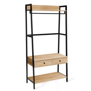 Esikuriiul Home4you LAVINIA 84x40xH169cm, saar/mu