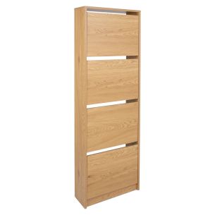 Jalatsikapp Home4you AALBORG 49x18xH160cm, tamm