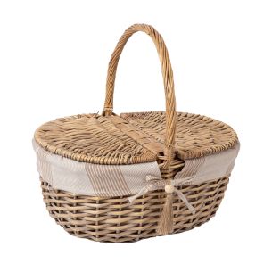 Piknikukorv Home4you WILLI STRIPE 40x32xH17/40cm