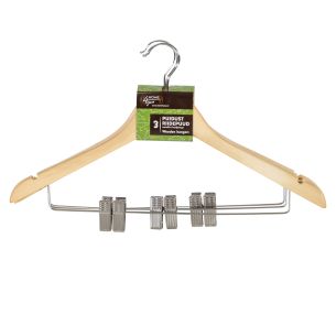 Riidepuud Home4you 3tk, klambritega, naturaalne