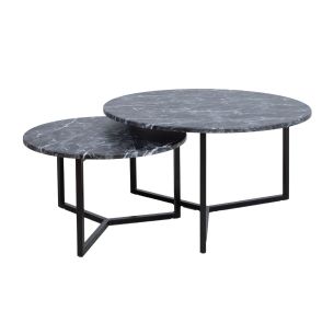 Diivanilaud Home4you AKIRA 2tk D80xH45cm, D60xH37