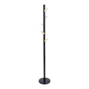 Põrandanagi Home4you FOREST D28xH177cm, must/natu