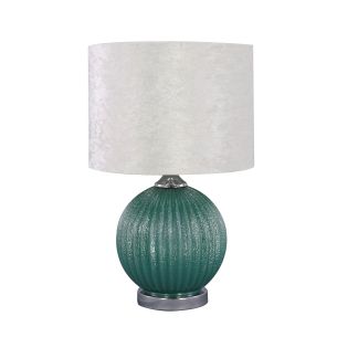 Laualamp Home4you LUXO H42,5cm, valge/türkiis