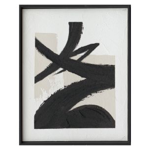 Maal Home4you raamiga 40x50cm, must joon