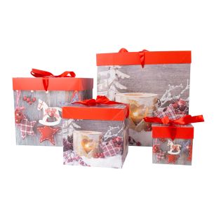 Kinkekarp Home4you XMAS GIFT-1, 10x10x10cm, mix