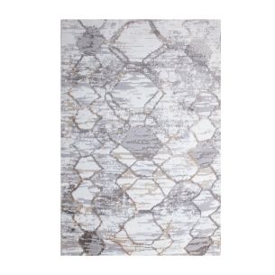 Vaip Home4you SALAMANCA-3, 100x150cm, hõbe/valge