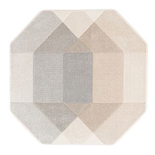Vaip Home4you DIXIE CARVED-3, 160x160cm, hall/bee