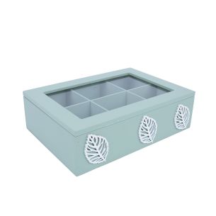 Teekarp Home4you HAZEL 24x17xH7,5cm, roheline