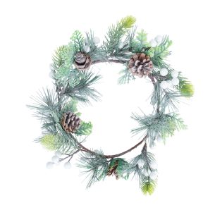 Pärg Home4you GREENLAND D20cm, valged marjad