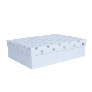 Karp Home4you ELSA 33x23,5cm, kaanega kuld/hõbe,