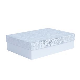 Karp Home4you ELSA 27,5x19,5cm, kaanega kuld/hõbe