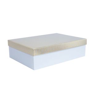 Karp Home4you ELSA 24,5x17,5cm, kaanega kuld/hõbe