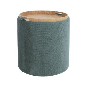 Tumba/laud Home4you HIRO D39xH44cm, roheline, pan