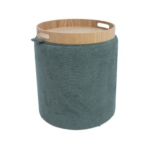 Tumba/laud Home4you HIRO D34,5xH37cm, roheline, p