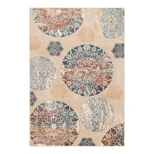 Vaip Home4you ZOE-4, 133x190cm, kuldne/beež