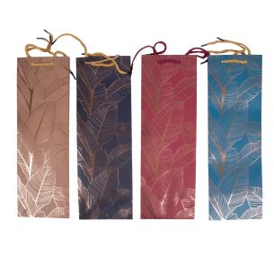 Kinkekott Home4you pudelile LEAF, 12x8x36cm, mix