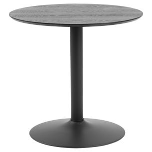 Söögilaud Home4you IBIZA D80xH75cm, must